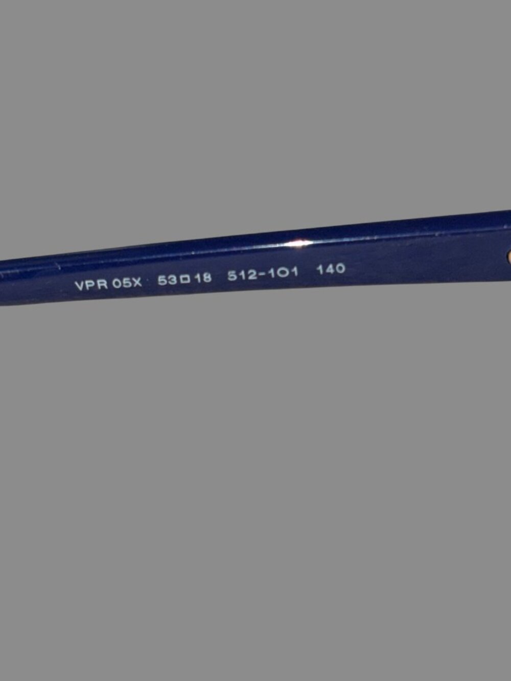 Prada VPR 05X Cat Eye Eyeglasses Tortoise Blue 53-18-140 Made in Italy Case - Picture 11 of 14